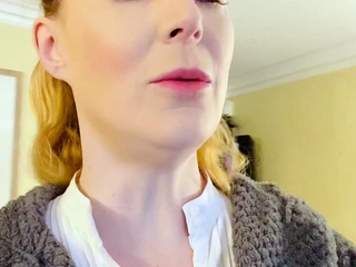 Cumshot amateur MILF suck and jerks dude in the bedroom