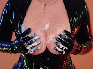 'Amazing latex rubber catsuit videos compilation by model Arya Grander free fetish porn video'