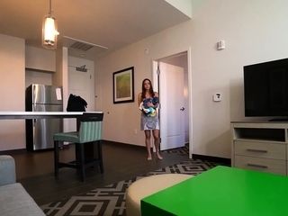 Stepson wants to get closer to his latina MILF stepmom