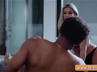 MIlf sucking big black dick - India Summer, Ricky Johnson