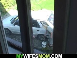 Hot Blonde Hot Mother In Law Taboo Sex Outdoors