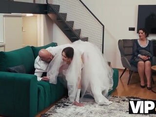 Horny Bride Just Saw A Dick For The First Time