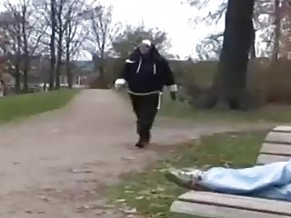 Dutch nun is often giving blowjobs to homeless men and even riding their rock hard dicks