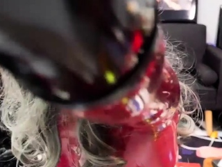 British blonde milf Jane Bond solo masturbation