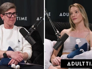 Busty Lesbians Octavia Red & Kenna James Caught Eating Pussy On Podcast Set! Full