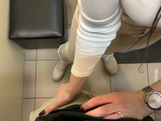 'I fucked my friend's wife in a tight anal in the store's fitting room while her husband was choosing'