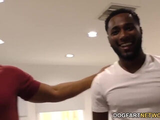 An Interracial Ass Fucking Gangbang