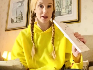 Redhead milf in sexy lingerie giving head