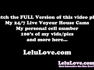 'Lelu Love - FAVORITE RV adventure yet, hearing THESE all day every day, plus behind the scenes between asshole pussy closeups'