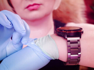 2 Layers of Fetish Nurse Medical Gloves. Arya Grander. Asmr No Nude Video.