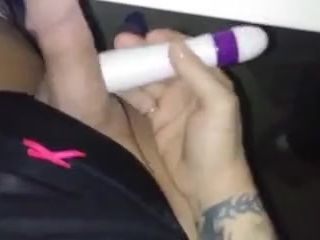 Sky getting her load with a vibrator