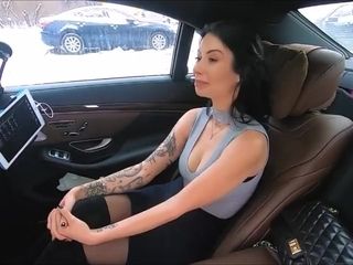 Fake Taxi Pervert Driver Play with Hot Russian Milf